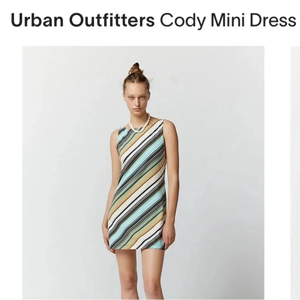 Urban Outfitters Cody Mini Dress in Blue